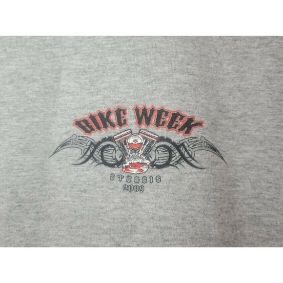 Sturgis Bike Week Motorcycle Rally 2009 L T-shirt Bald Eagle Biker Sleeveless - Picture 5 of 6